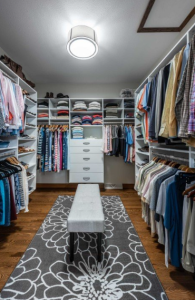 turning a room into a closet