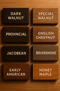 wood stains colors