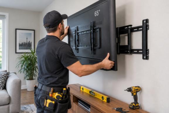 What’s the Average Price to Hang a 65-Inch TV?